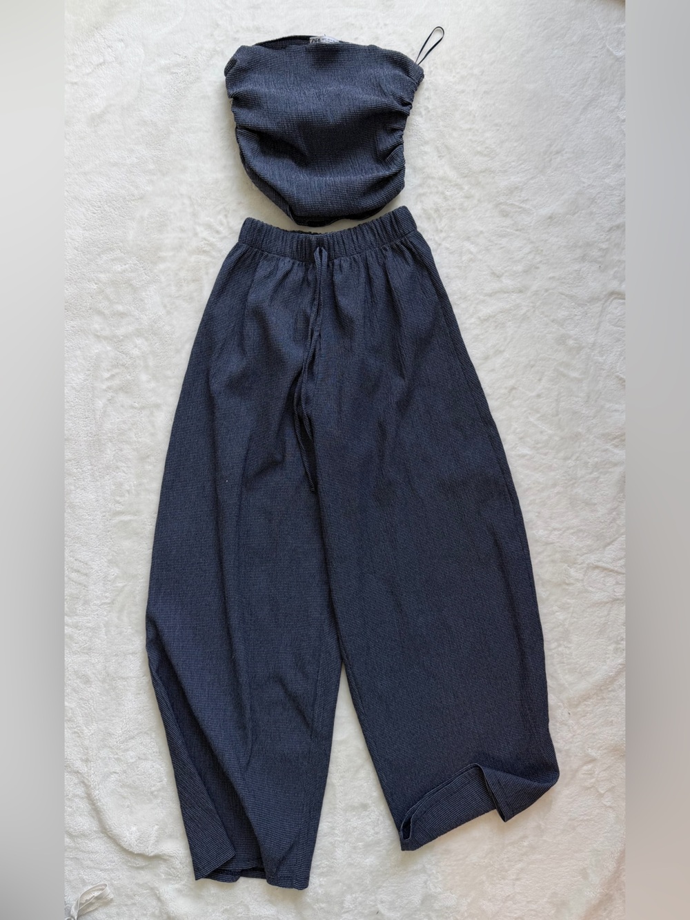 Zara set tube top + pants
